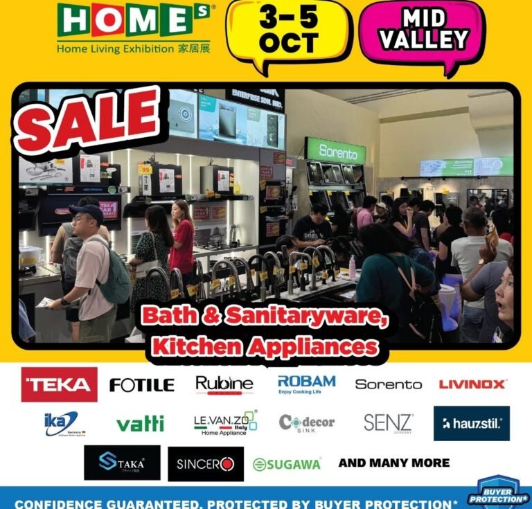 Mid Valley家居展正式登场！一站式看尽全马家居品牌 | 10月3日-5日
