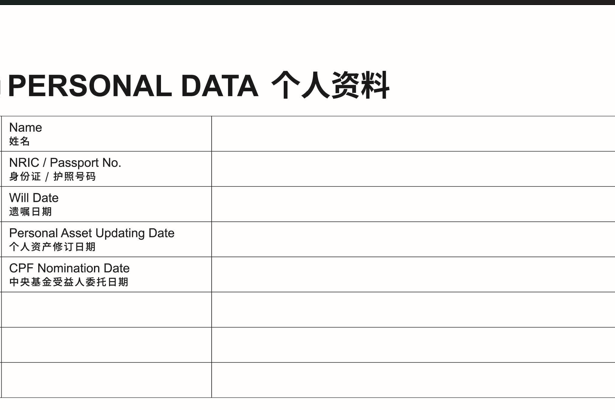 Asset Information Booklet