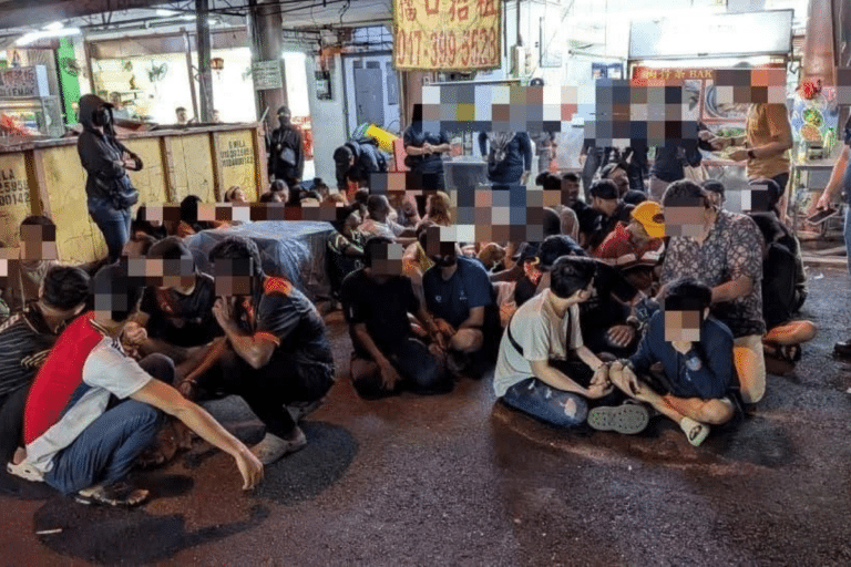 居民投诉不断 移民局旧巴生路一晚带走90人