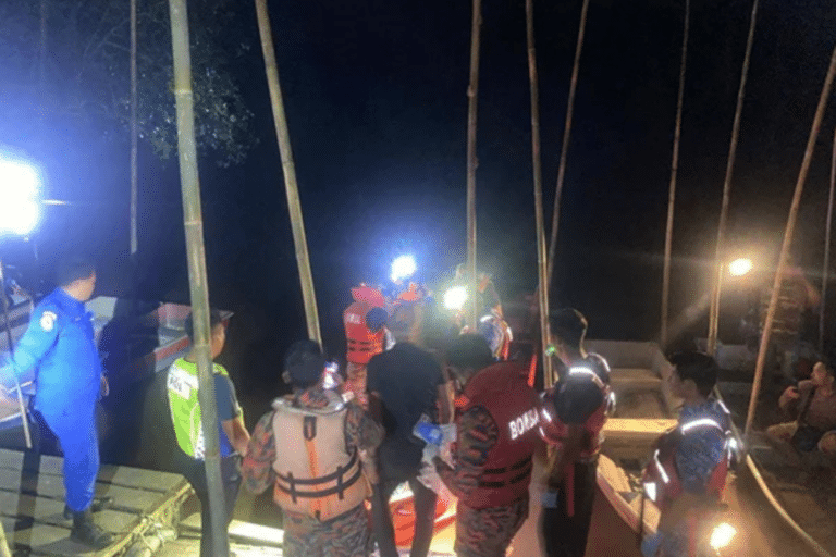 父子钓鱼坠河 陈祥福遗体昨夜在笨珍河段发现
