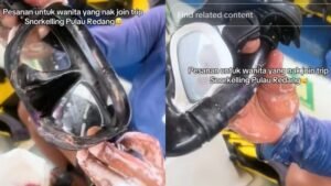 浮潜化浓妆惹祸！热浪岛船员苦洗粉底染面镜：累到眼泪快流出来