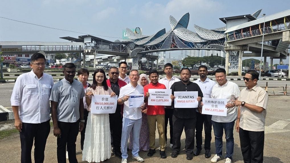 耗资近800万提升竟再追加207万！马六甲敦蒂惹天桥保养费惊人，甲希盟炮轰州府说清楚